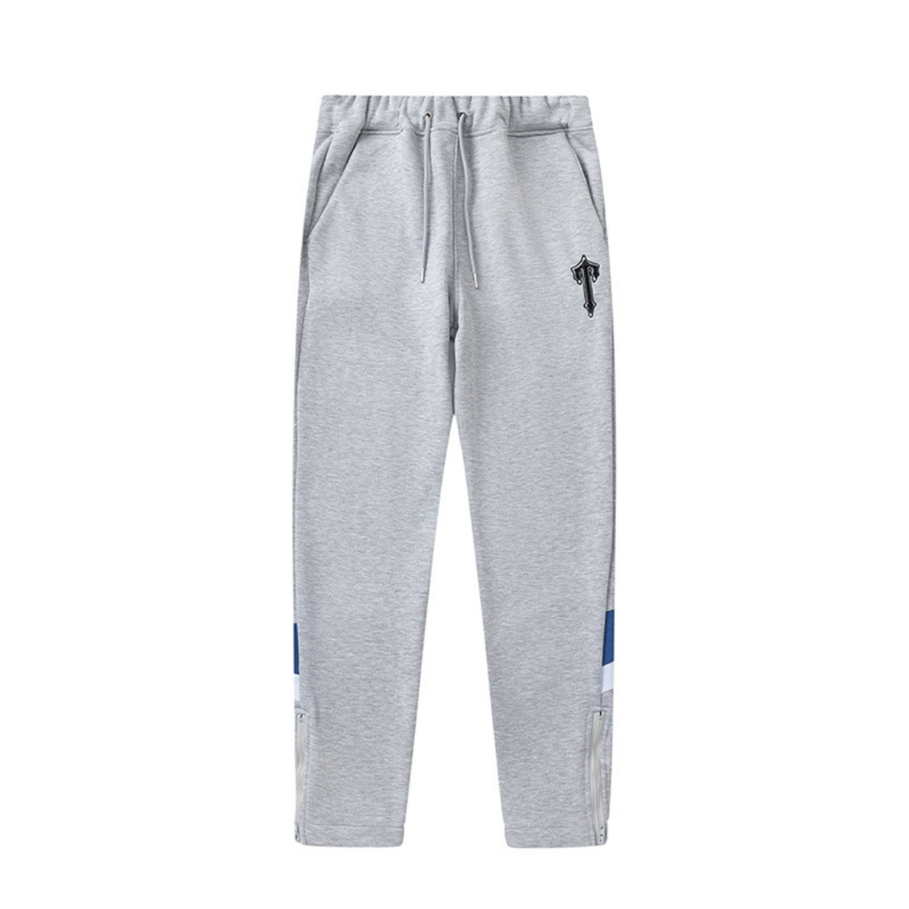 Trapstar V-Stripe Kapuzen-Trainingsanzug Blau – Bequem, Stylisch, Urbaner Look