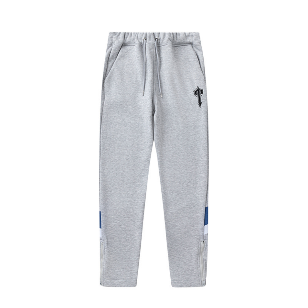 Trapstar V-Stripe Kapuzen-Trainingsanzug Blau – Bequem, Stylisch, Urbaner Look
