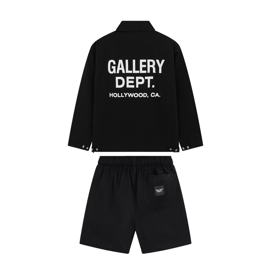 Gallery Dept. Designer Streetwear Kurz-Set – Lässiger Stil, Handbemalt, Einzigartig