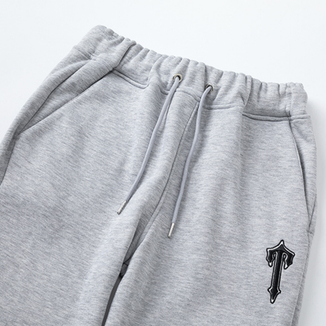 Trapstar V-Stripe Kapuzen-Trainingsanzug Blau – Bequem, Stylisch, Urbaner Look