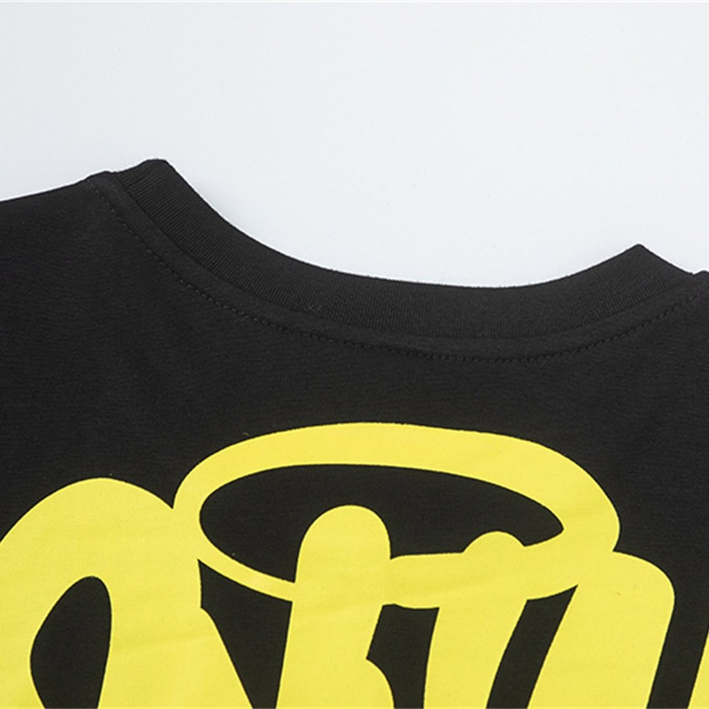 Syna World Urban Herren T-Shirt – Premium Baumwolle, Lässiger Grafikdruck Streetwear