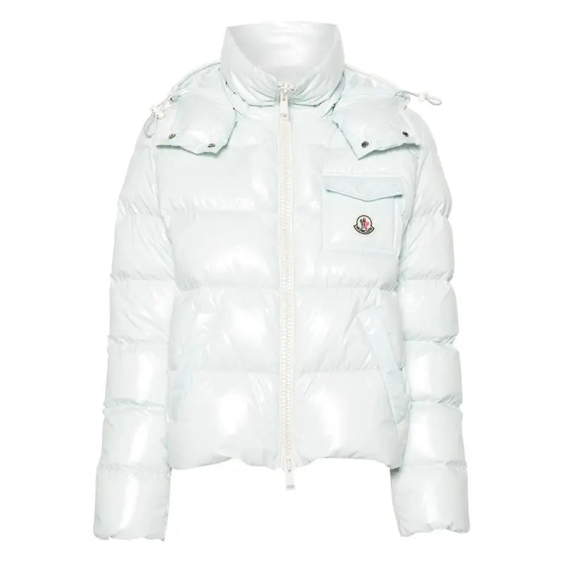 Elegante Moncler Damen Daunenjacke mit abnehmbaren Ärmeln, vielseitig, warm & stilvoll