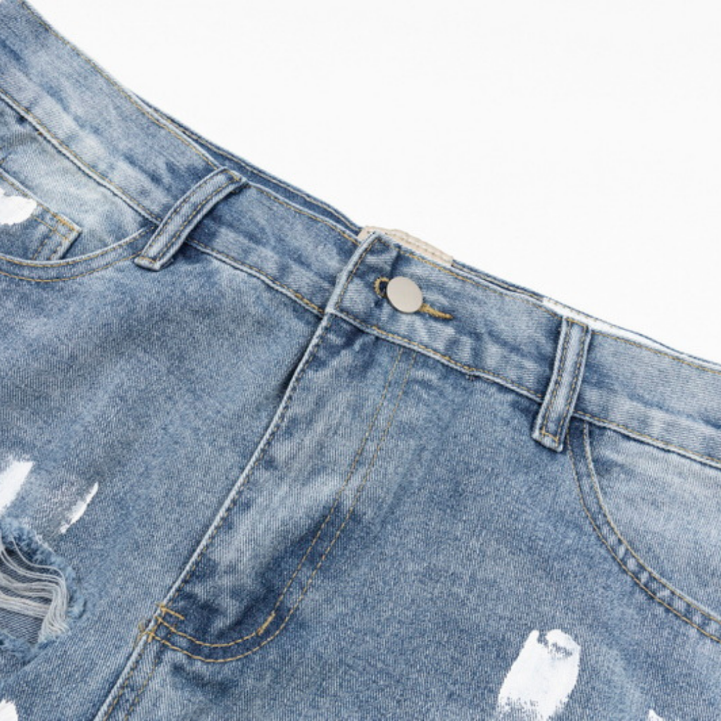 Gallery Dept. Künstlerische Handbemalte Denim Jeans – Einzigartiger Streetwear Look