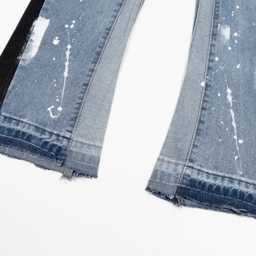 Gallery Dept. Handbemalte Denim-Jeans: Einzigartiger Streetwear-Look mit künstlerischem Flair