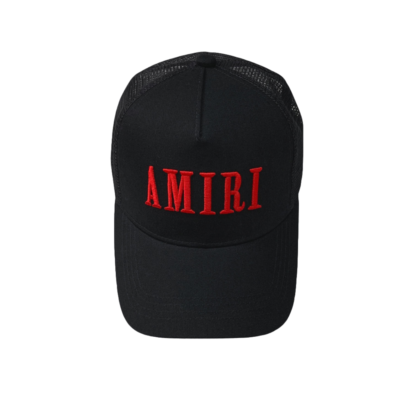Stylische Amiri Baseballkappe Schwarz Rot Unisex – Premium Urban Headwear
