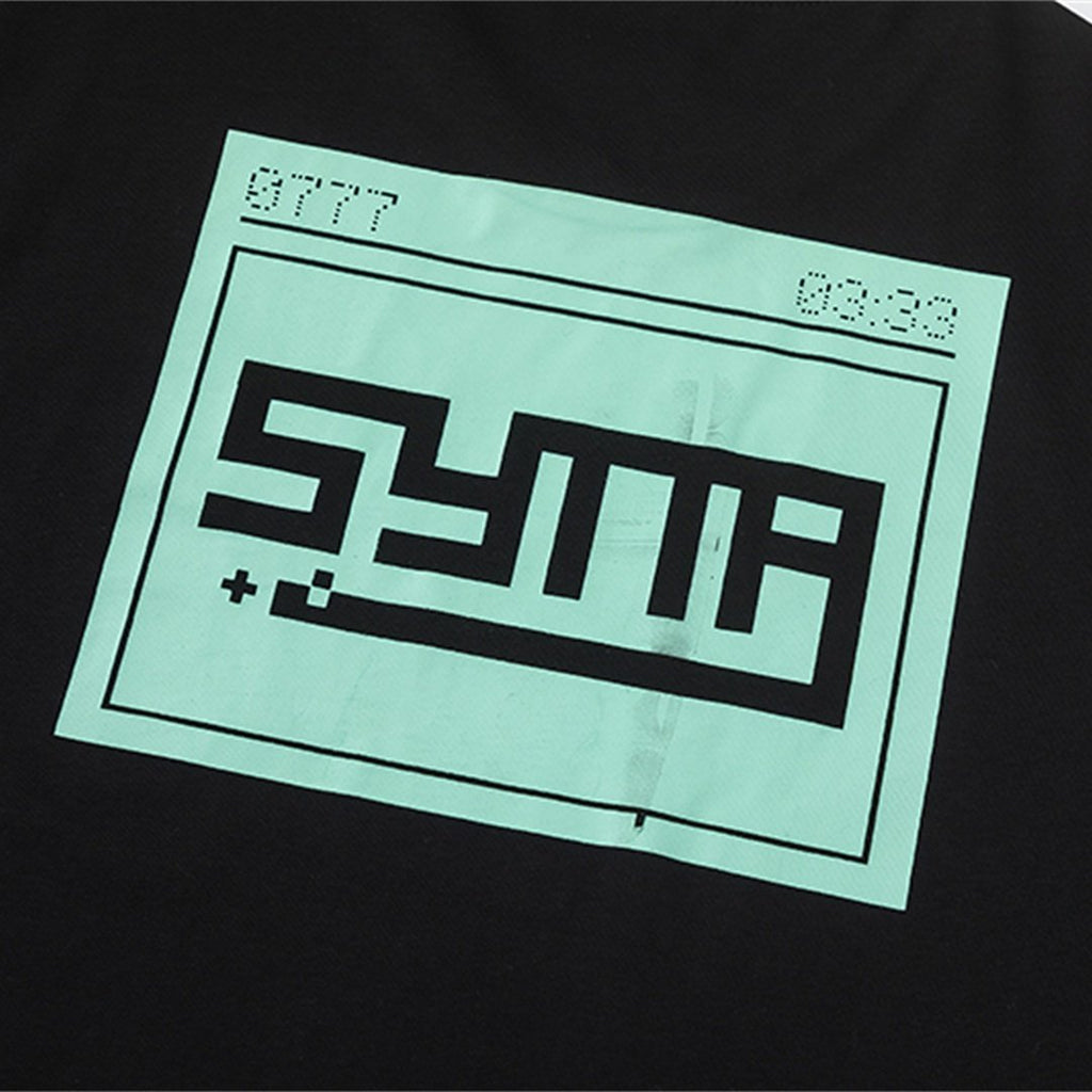 Stylisches Syna World Herren T-Shirt: Bequemes Baumwoll-Streetwear-Basic mit Logo-Print