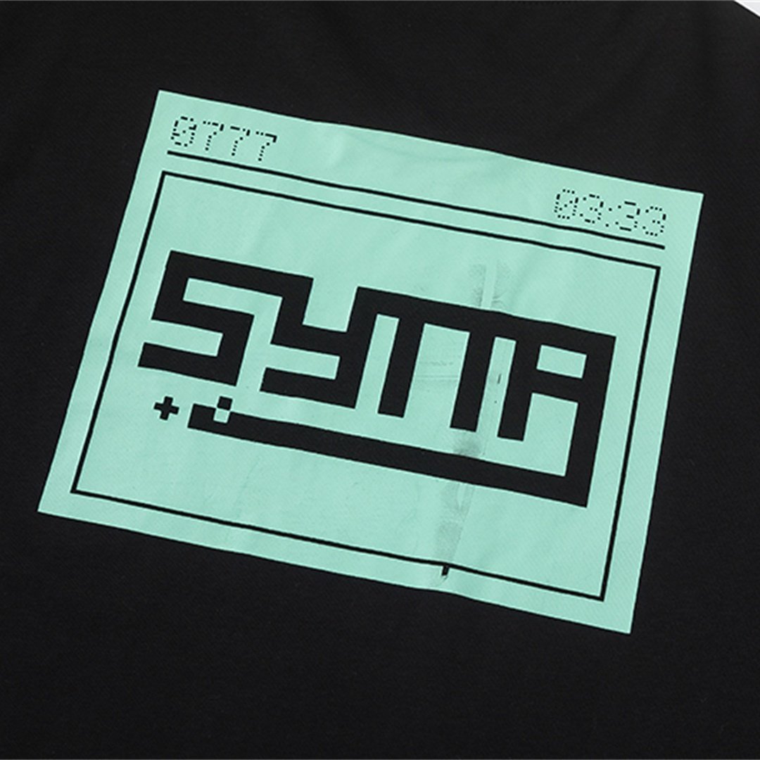 Stylisches Syna World Herren T-Shirt: Bequemes Baumwoll-Streetwear-Basic mit Logo-Print