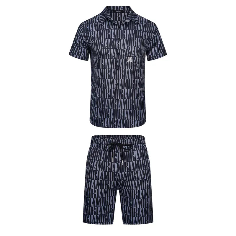 Amiri Jacquard Kurz-Set für Herren – Luxuriöser Sommer-Stil und Komfort