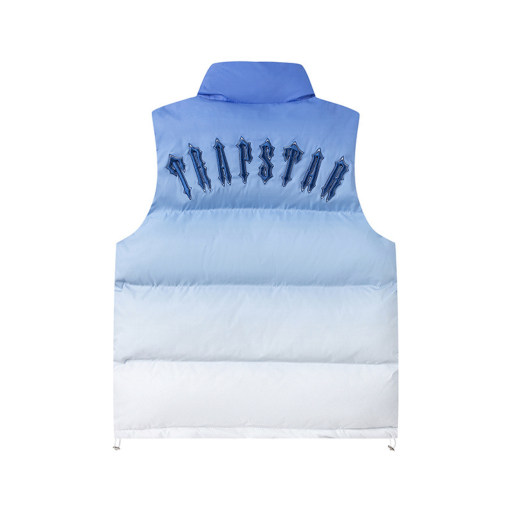 Trapstar Irongate Gradient Blau 2.0 Weste – Stylische Streetwear für deinen Layering-Look