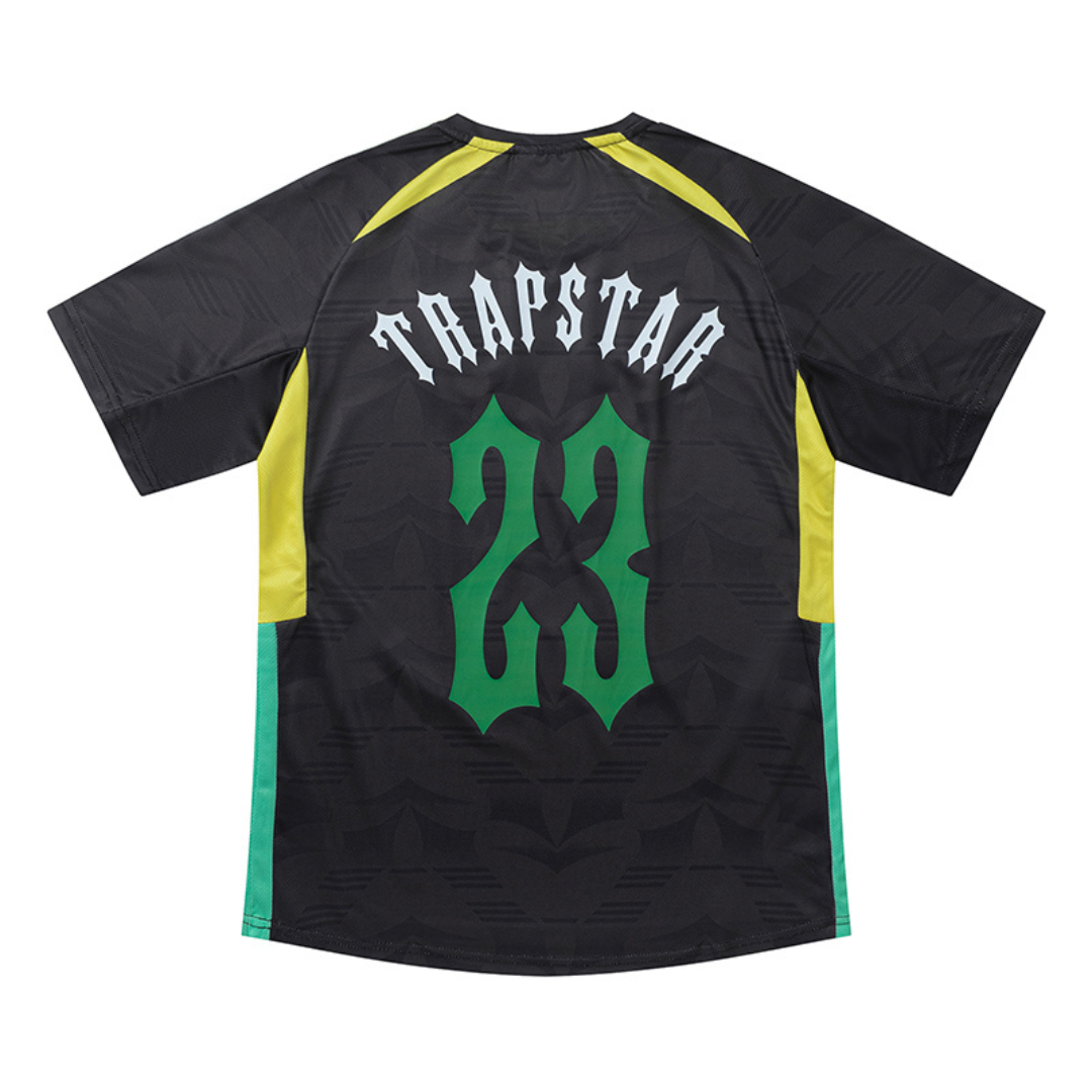 Trapstar Irongate Gradient T-Shirt Schwarz Gelb – Urbaner Streetwear Style