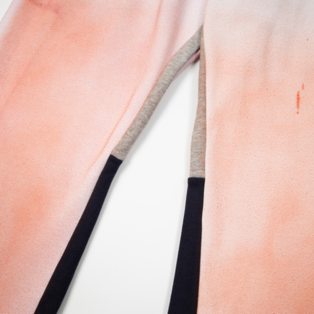 Gallery Dept. Künstlerischer Streetwear Trainingsanzug Handbemalt Oversized Deconstructed Design