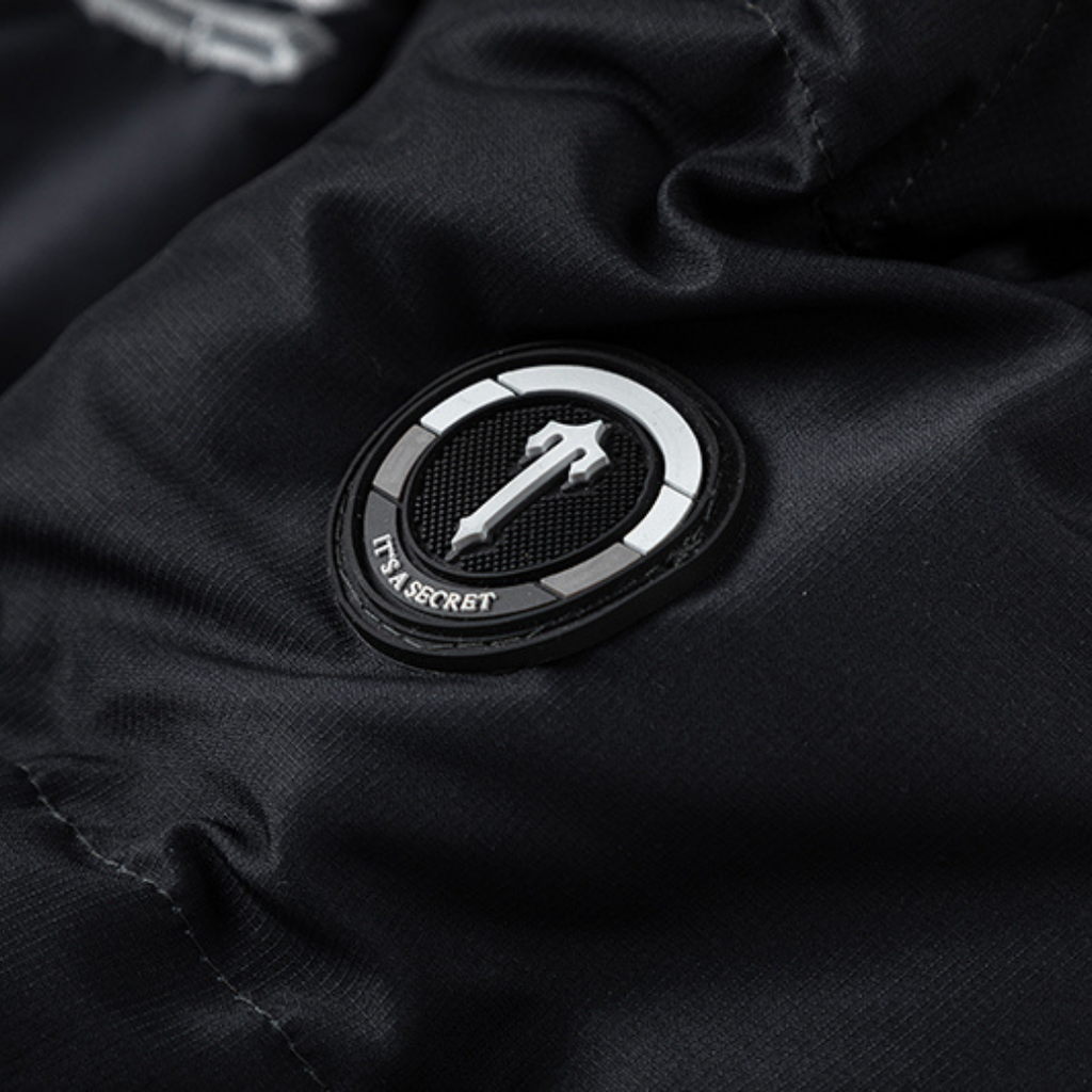 Trapstar Irongate Gradient Black Jacke – Stylische Herren Steppjacke mit Farbverlauf