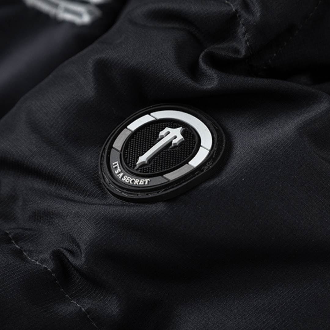 Trapstar Irongate Gradient Black Jacke – Stylische Herren Steppjacke mit Farbverlauf