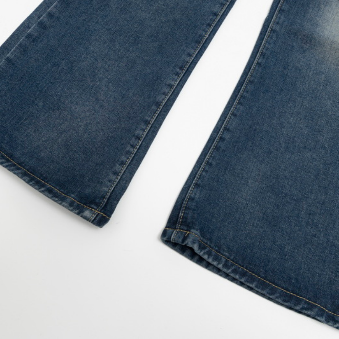 Einzigartige Gallery Dept. Handbemalte Jeans: Künstlerische Streetwear für Herren