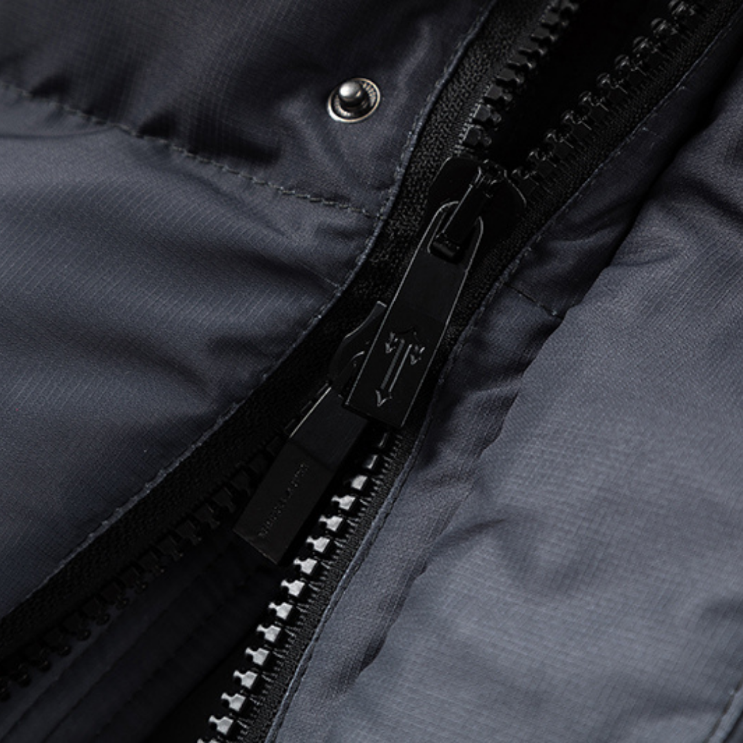 Trapstar Irongate Gradient Black Jacke – Stylische Herren Steppjacke mit Farbverlauf