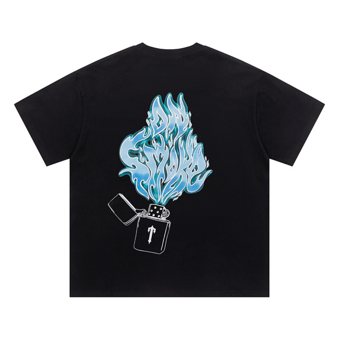 Trapstar Decodiertes Ice Lighter T-Shirt: Stylisches Baumwoll-Shirt für Urbane Mode