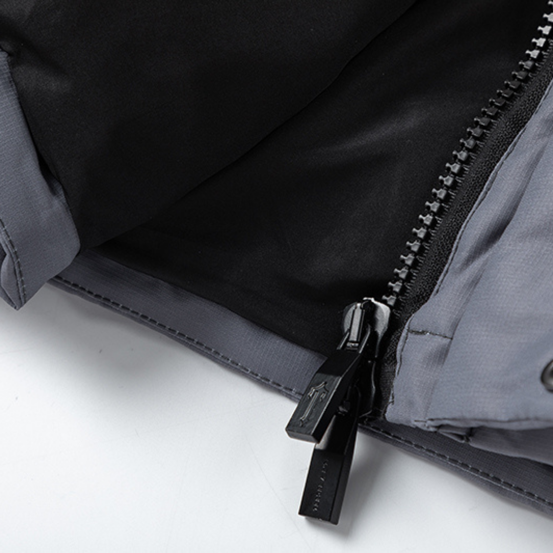 Trapstar Irongate Gradient Black Jacke – Stylische Herren Steppjacke mit Farbverlauf