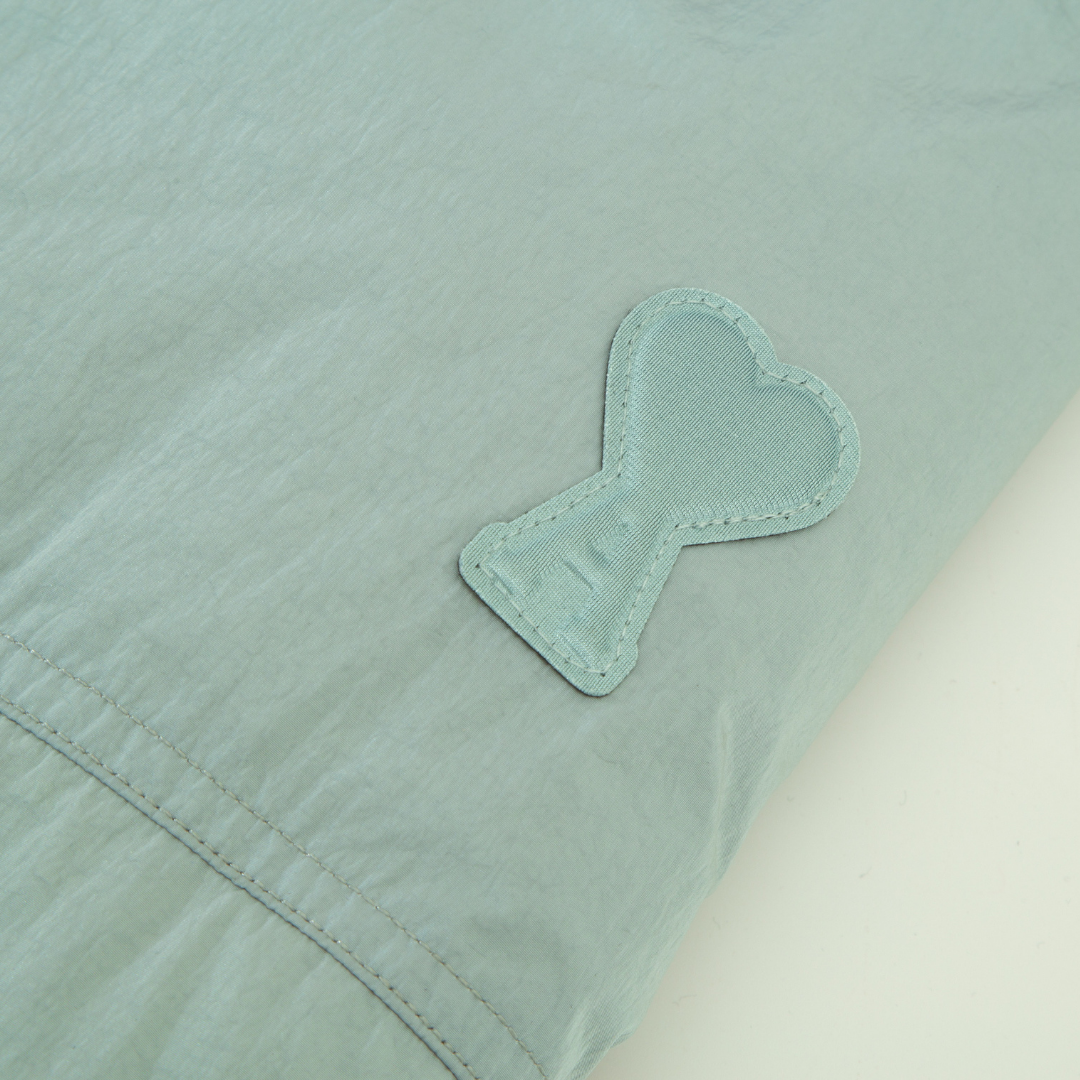 AMI Paris Blaue Pufferjacke: Stylisch, Warm, Hochwertig – Modernes Unisex-Design