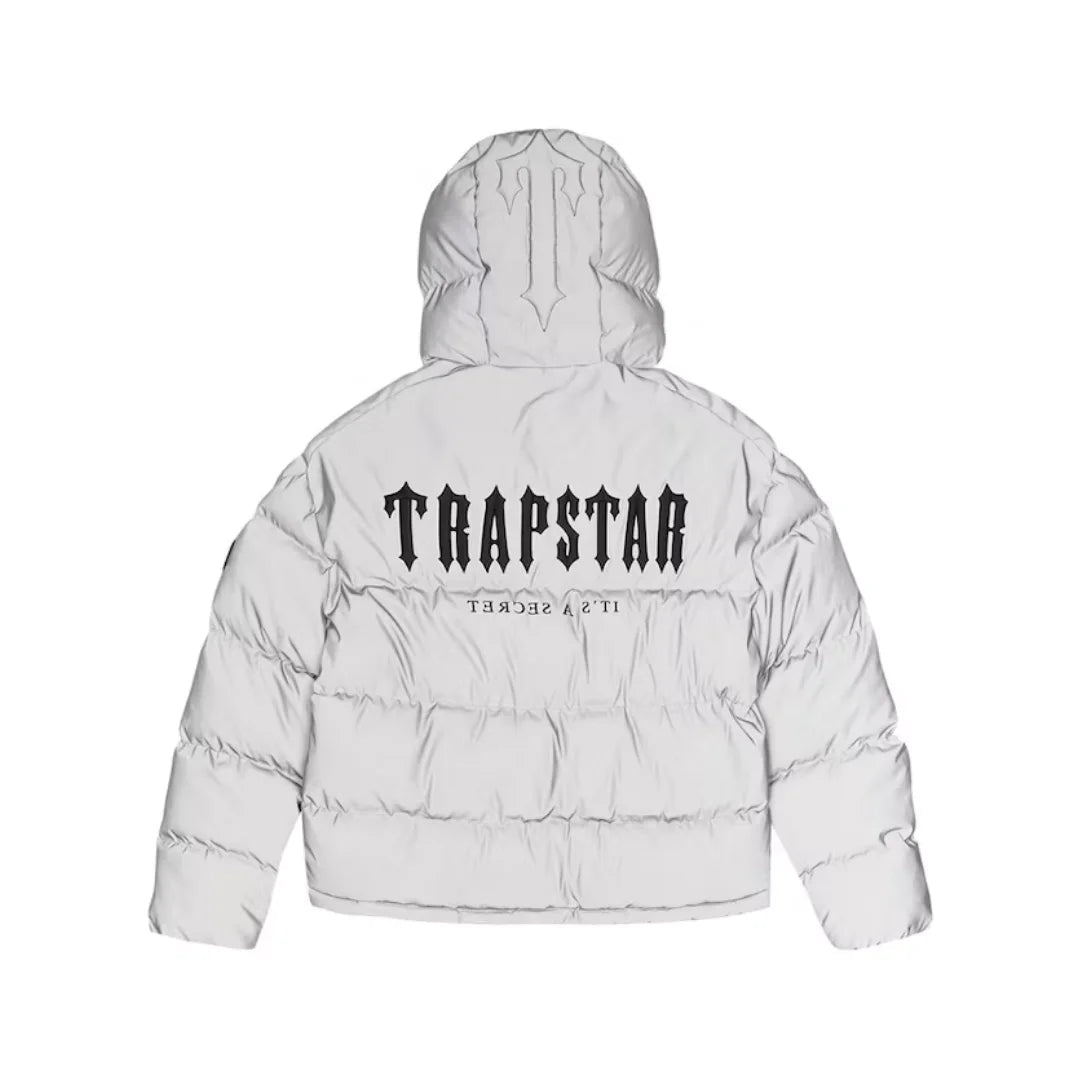 Trapstar Decoded 2.0 Gradient Grau Pufferjacke – Warmer Urbaner Stil für Herren