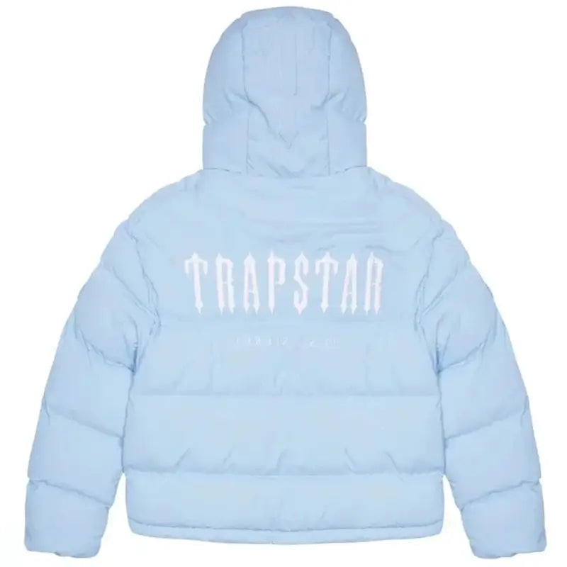 Trapstar Geheimnisvolle Himmelblaue Jacke Urban Streetwear Stil Herren Damen