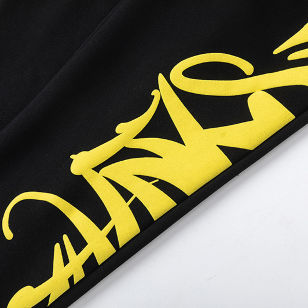 Syna World Gelber Streetwear Trainingsanzug Herren – Bequem & Stylisch – Central Cee Kollektion