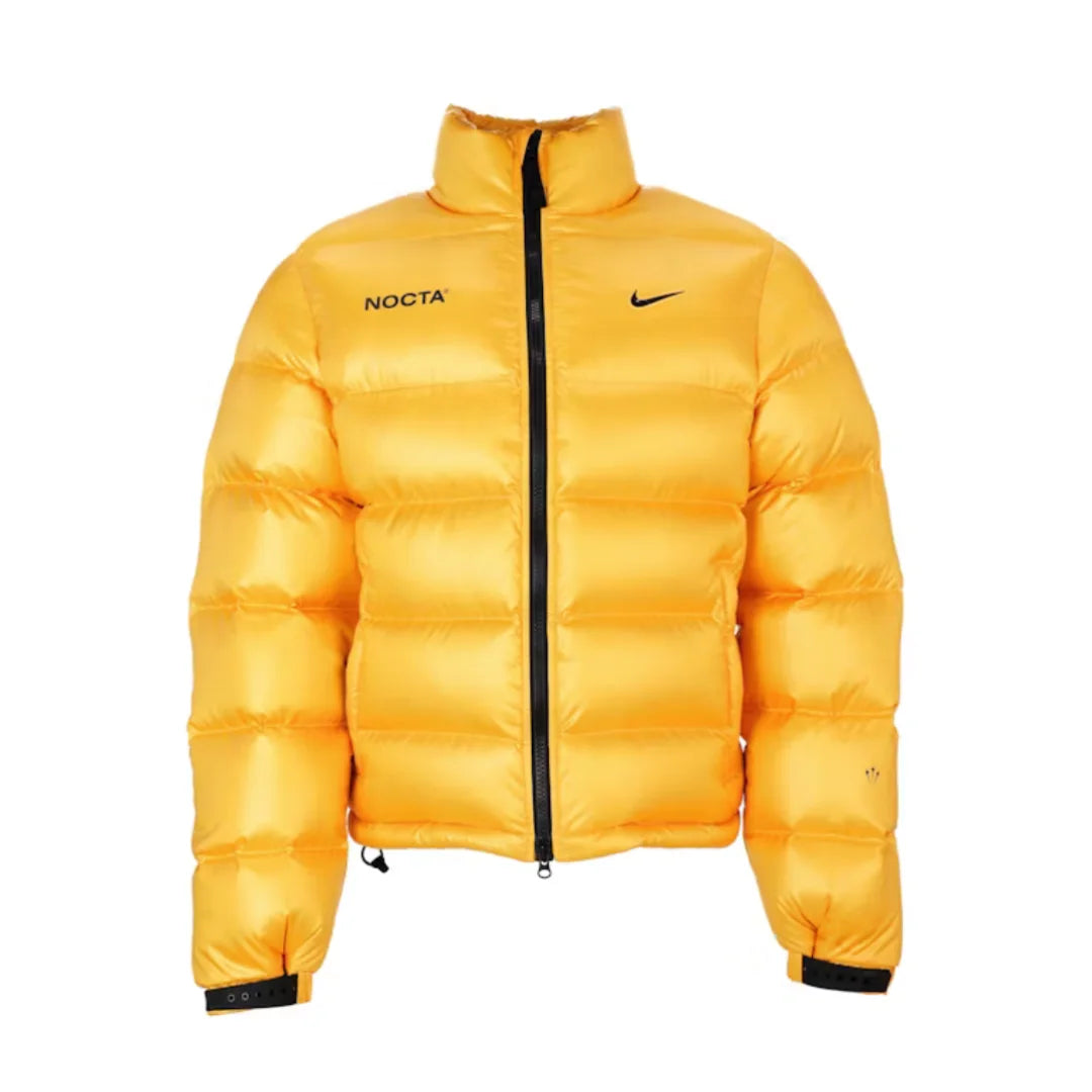 Nike NOCTA Gelbe Daunenjacke: Stylische, warme Winterjacke für Herren