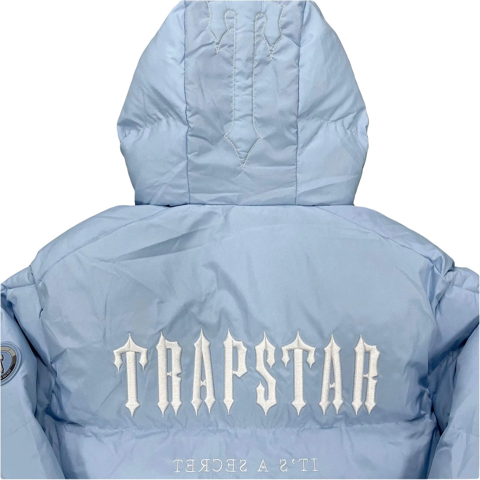 Trapstar Geheimnisvolle Himmelblaue Jacke Urban Streetwear Stil Herren Damen
