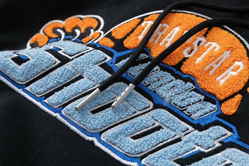 Stylischer Trapstar London Shooters Trainingsanzug Schwarz Orange – Komfort & Streetwear