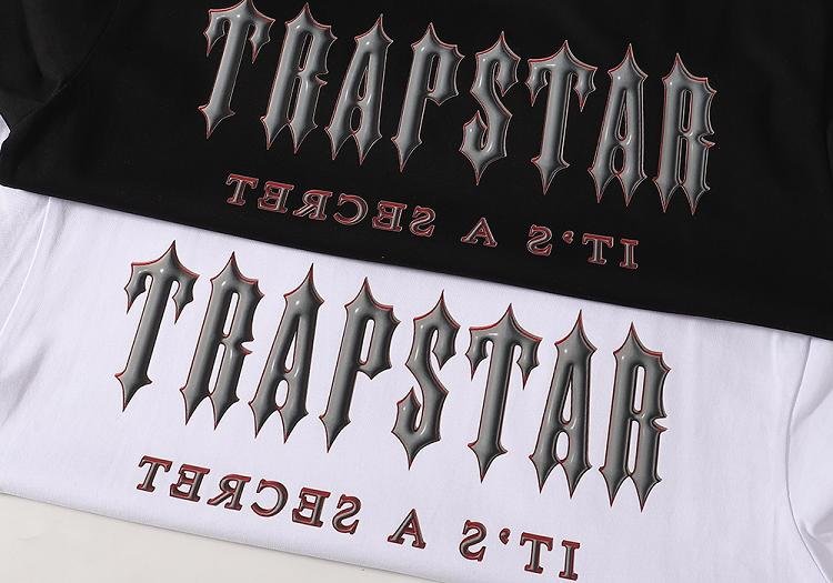 Trapstar Irongate T-Shirt Herren Schwarz Weiß Exklusives Streetwear Design