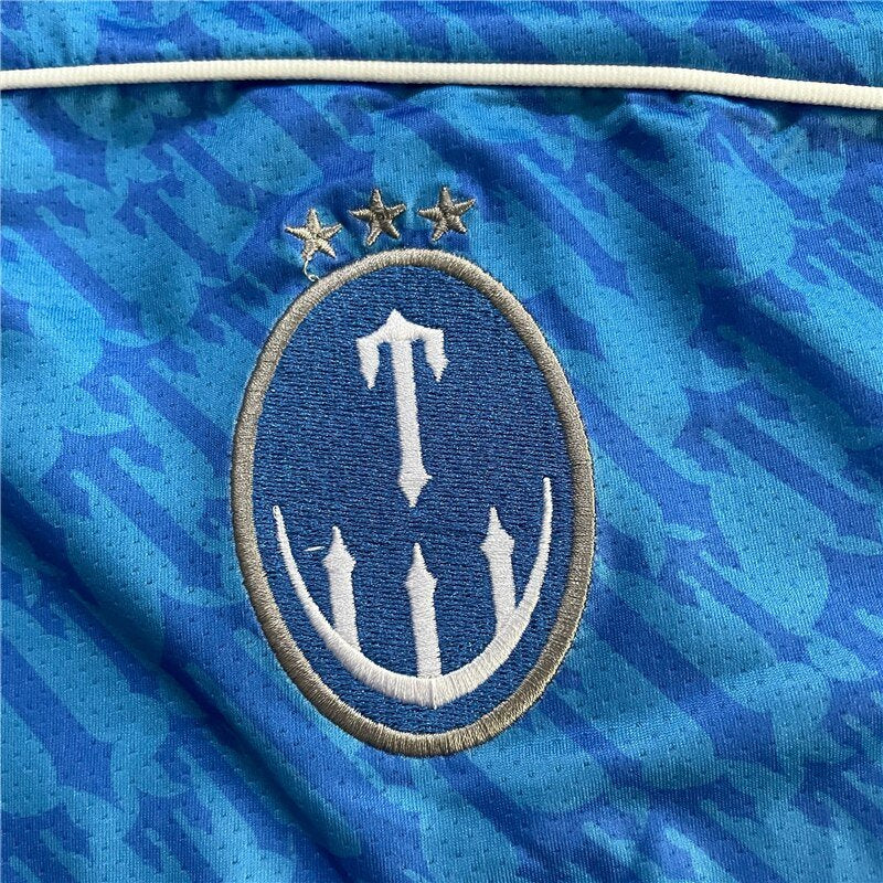 Trapstar Irongate Gradient Blaues T-Shirt – Stylisches Baumwollshirt für Herren