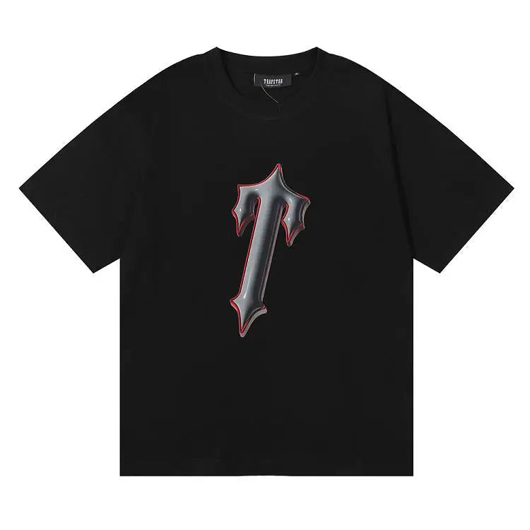 Trapstar Irongate T-Shirt Herren Schwarz Weiß Exklusives Streetwear Design