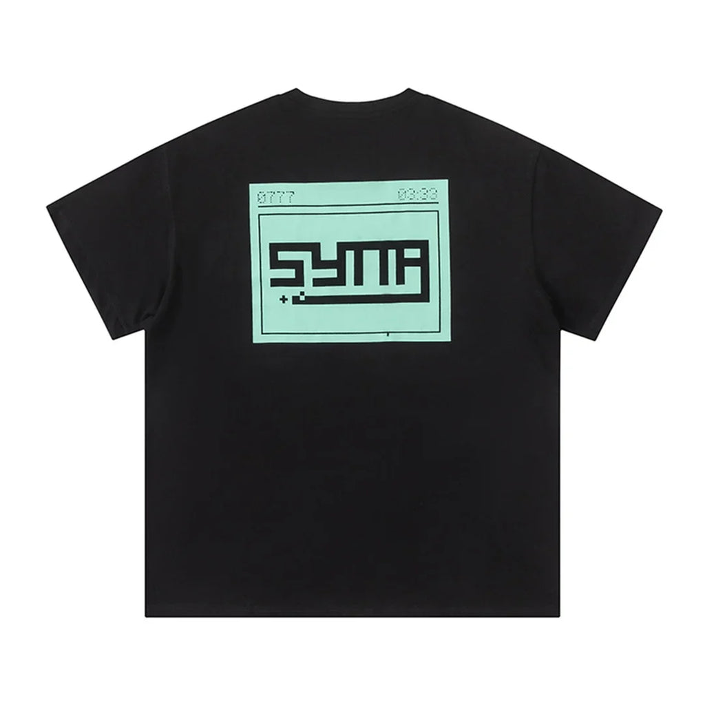 Stylisches Syna World Herren T-Shirt: Bequemes Baumwoll-Streetwear-Basic mit Logo-Print