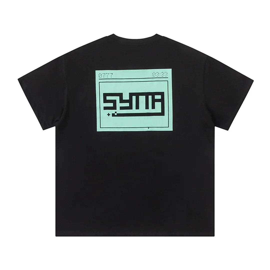 Stylisches Syna World Herren T-Shirt: Bequemes Baumwoll-Streetwear-Basic mit Logo-Print