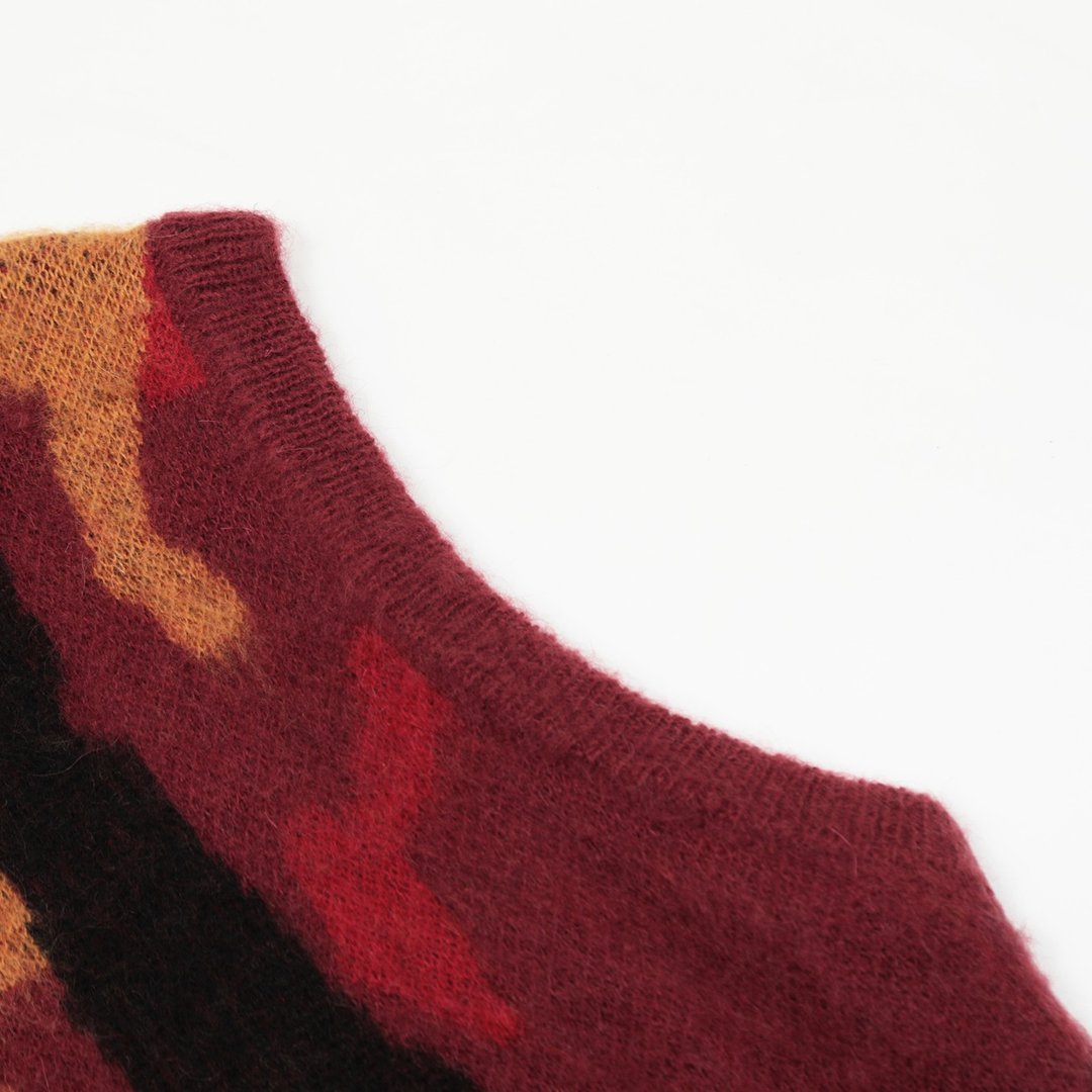 Corteiz Rote Camo Sweater Weste: Stylisch, Bequem, Exklusiv für Streetwear Liebhaber