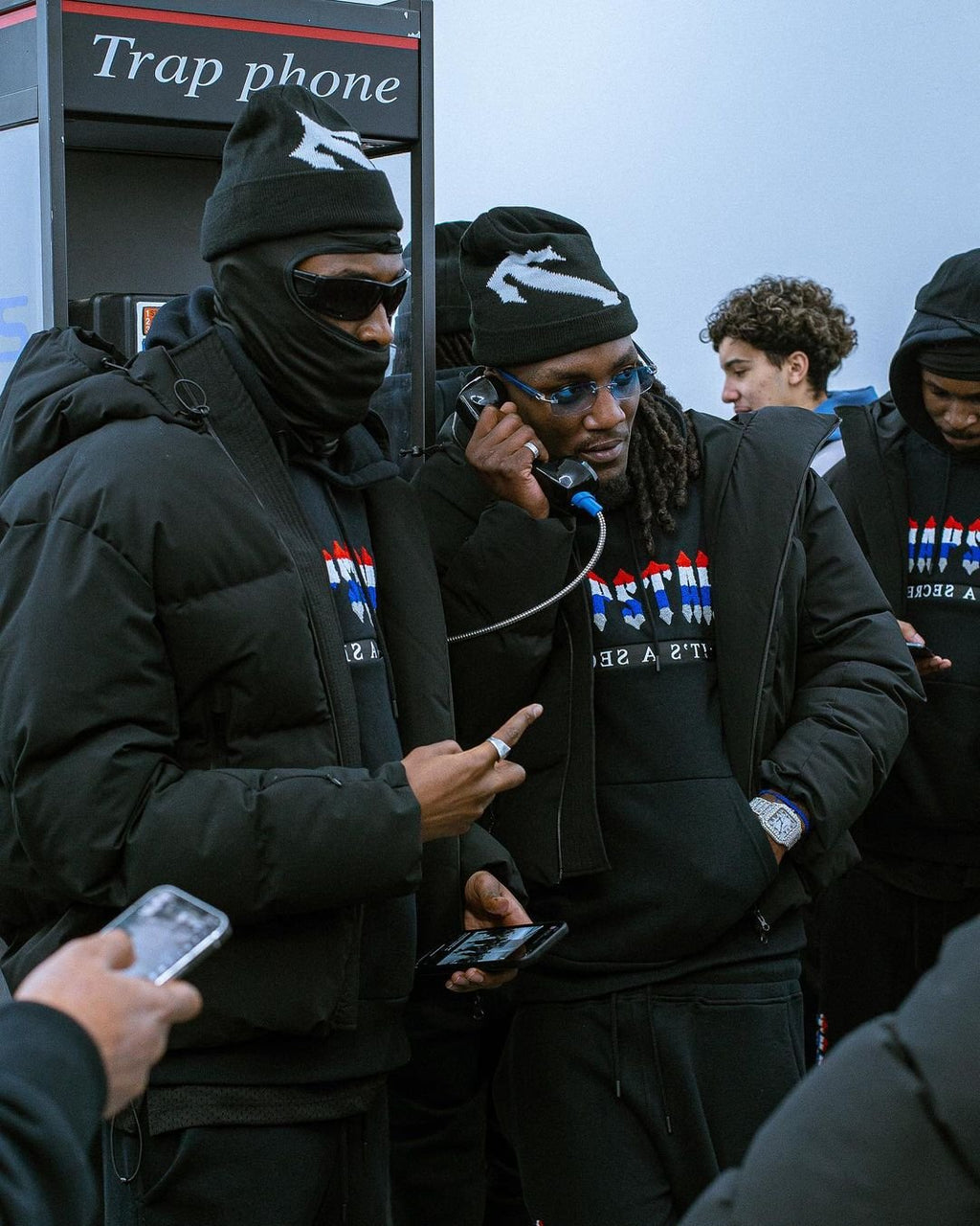 Trapstar Secret Decoded Schwarzer Premium Trainingsanzug – Exklusiver Urbaner Look