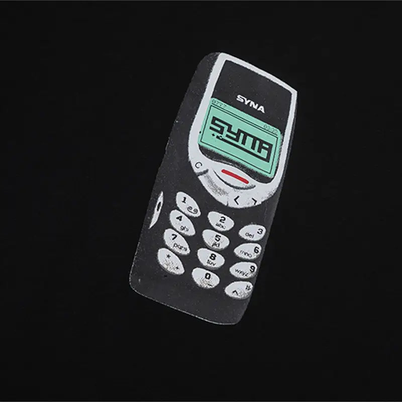 Stylisches Syna World Herren T-Shirt: Bequemes Baumwoll-Streetwear-Basic mit Logo-Print