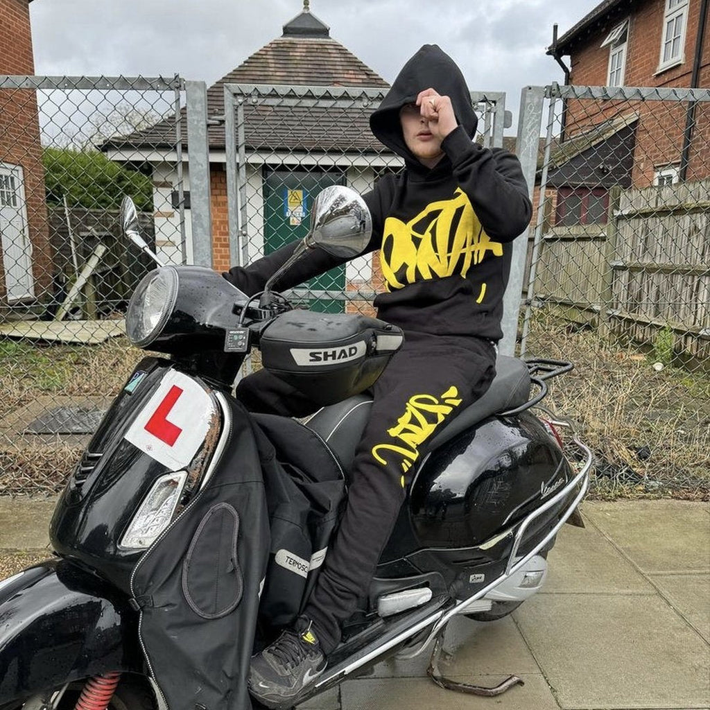 Syna World Gelber Streetwear Trainingsanzug Herren – Bequem & Stylisch – Central Cee Kollektion