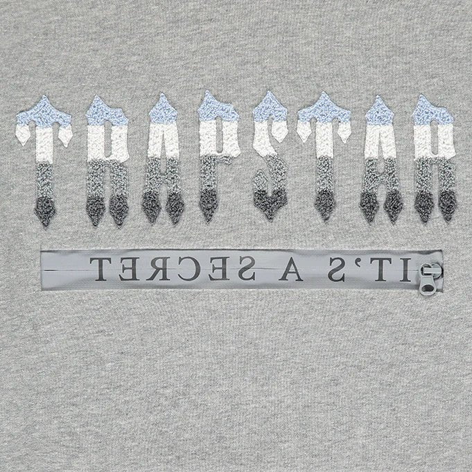 Trapstar Secret Decoded 2.0 Grauer Kapuzen-Jogginganzug – Stylischer Streetwear Set