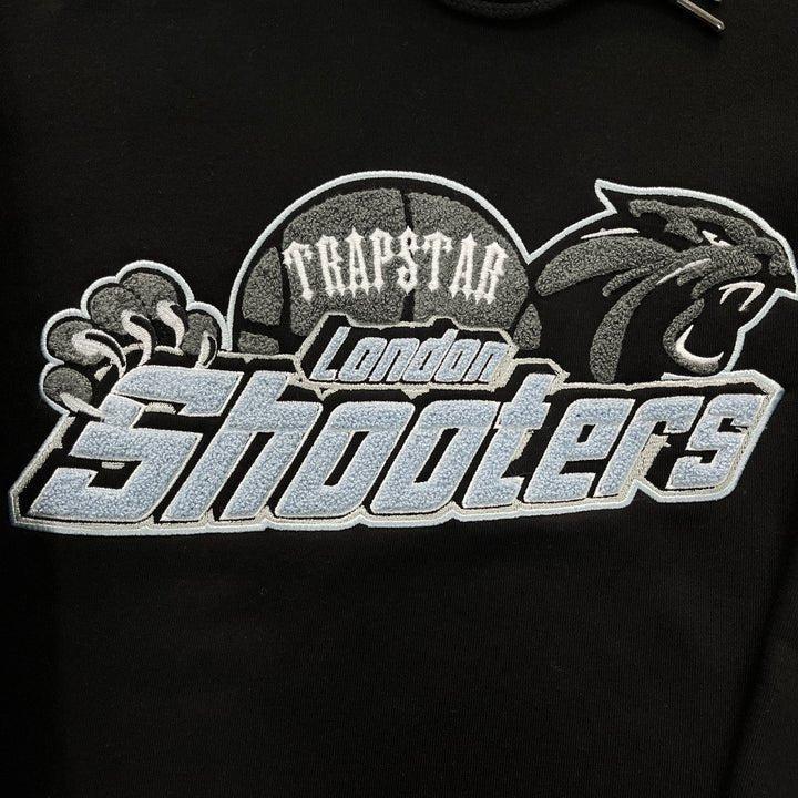 Authentischer Trapstar London Shooters Schwarzer Trainingsanzug | Bequemes Streetwear Set