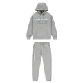 Trapstar Secret Decoded 2.0 Grauer Kapuzen-Jogginganzug – Stylischer Streetwear Set
