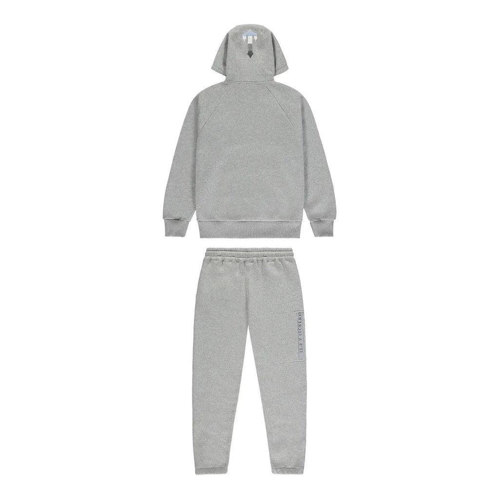 Trapstar Secret Decoded 2.0 Grauer Kapuzen-Jogginganzug – Stylischer Streetwear Set