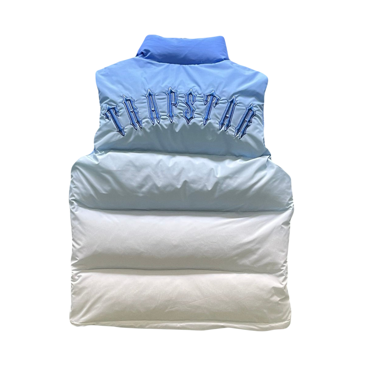 Stylische Trapstar Irongate Gradient Blaue Weste: Trendiger Streetwear für Herren