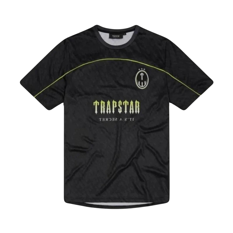 Trapstar Gradient Schwarzes Streetwear T-Shirt - Urbanes Mode-Oberteil für Herren