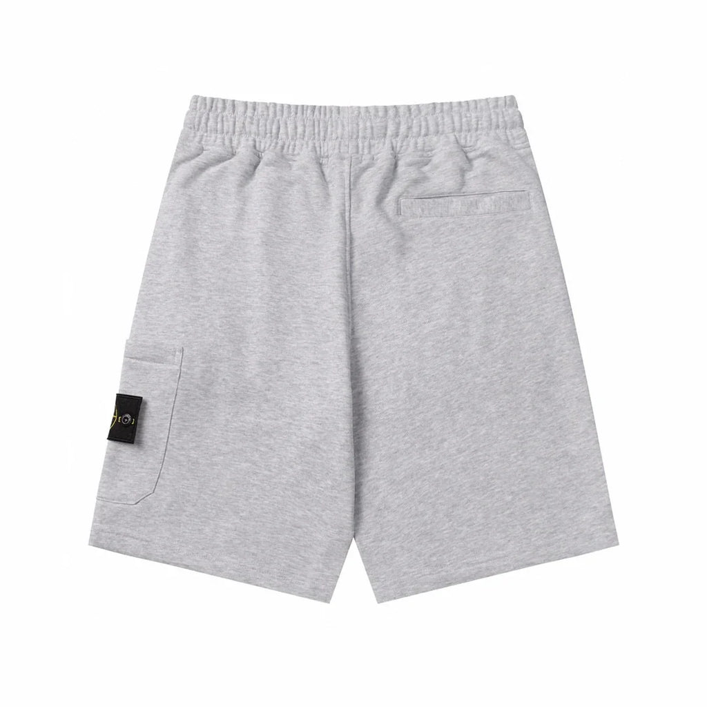 Stone Island Monochromatische Herren Shorts – Stilvoller Designer Komfort für Freizeit