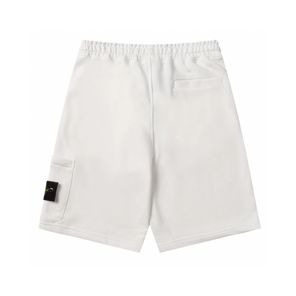 Stone Island Monochrom Shorts Herren – Stilvolle Bequeme Sommer Freizeithose