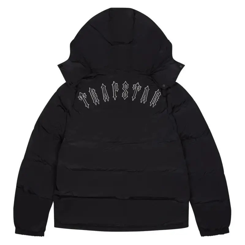 Trapstar Black Irongate Abnehmbare Jacke – Vielseitiger Streetwear-Stil für Herren