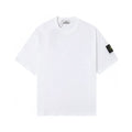 Stone Island Monochromes Herren T-Shirt: Zeitloses Design, Höchster Komfort, Ikonisches Patch
