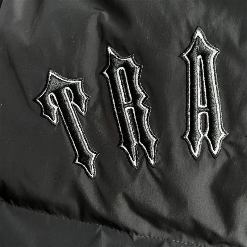 Trapstar Black Irongate Abnehmbare Jacke – Vielseitiger Streetwear-Stil für Herren