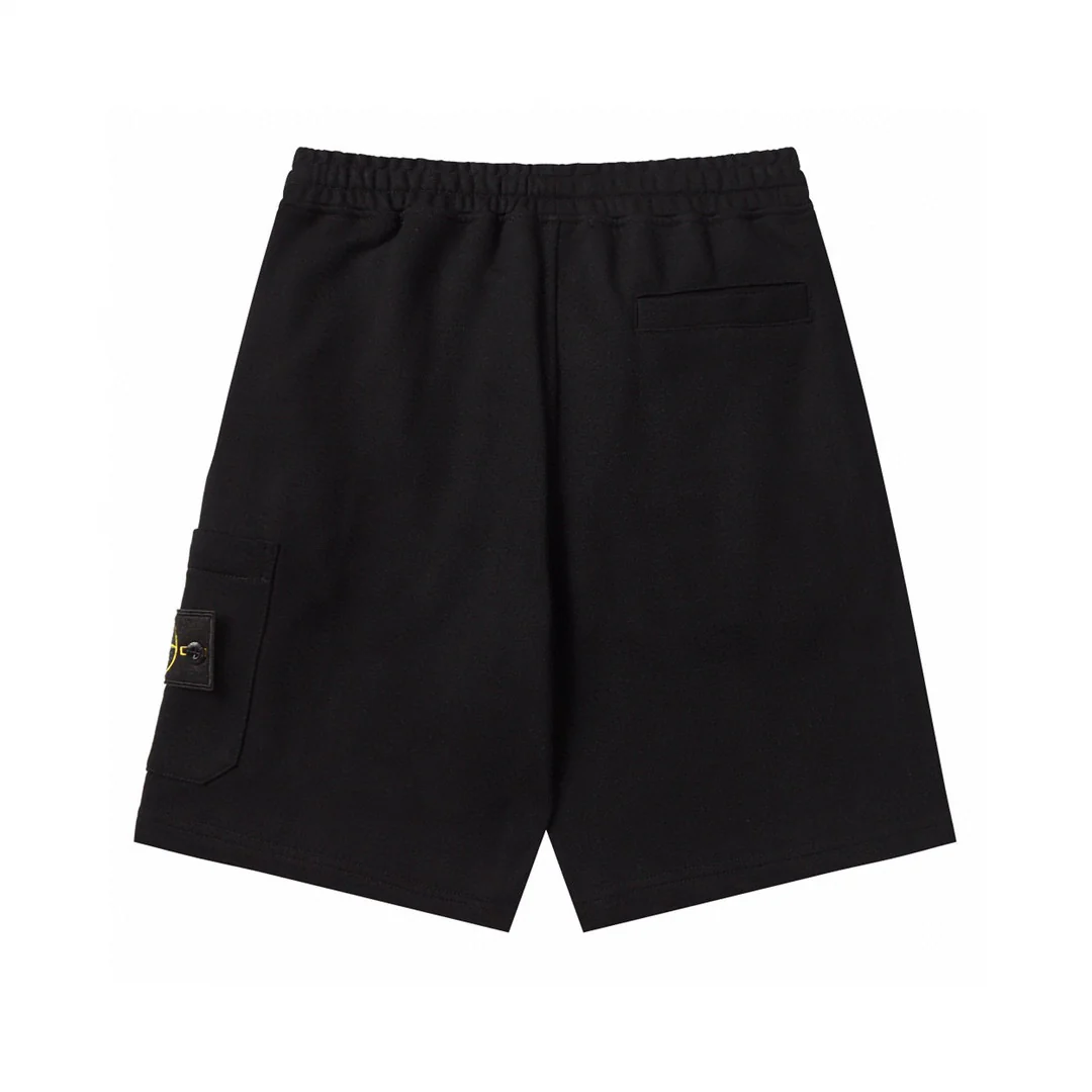 Stone Island Monochromatische Herren Shorts – Stilvoll, Bequem für Sommer & Freizeit