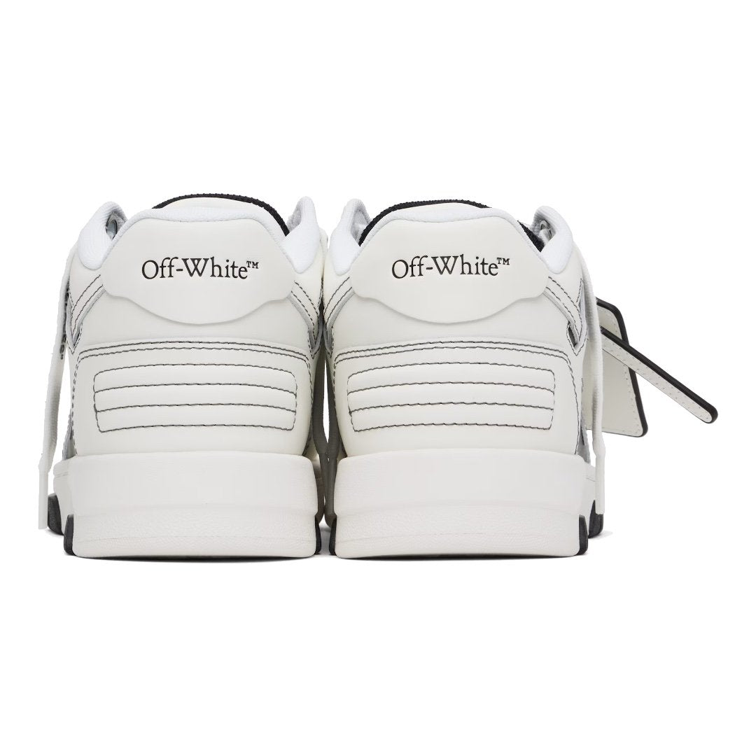OFF-WHITE Out Of Office Schwarz Weiß Sneaker – Trendige Low-Top Freizeitschuhe